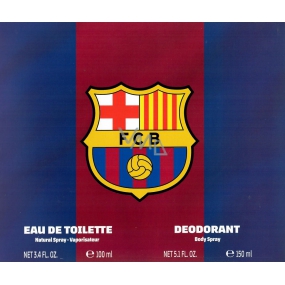 FC Barcelona toaletní voda pro muže 100 ml + deodorant sprej 150 ml, dárková sada