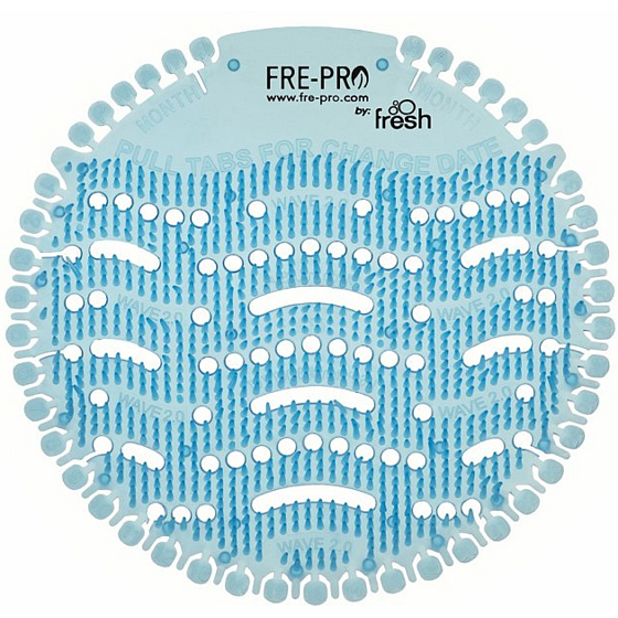 Fre Pro Wave 2.0 Ocean Mist vonné sítko do pisoáru modrozelené 19 x 20,3 x 1,9 cm 52 g 2 kusy