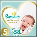 Pampers Premium Care 5 Junior 11-16 kg plenkové kalhotky 58 kusů