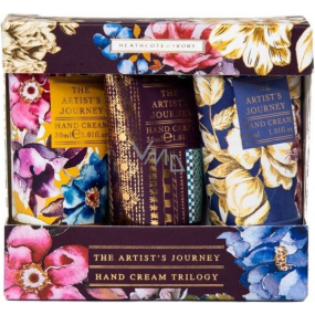 Heathcote & Ivory The Artist´s Journey krém na ruce a nehty 3 x 30 ml, kosmetická sada