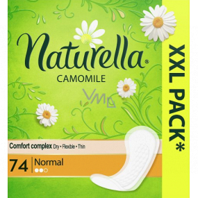 Naturella Normal intimní vložky s heřmánkem 74 kusů