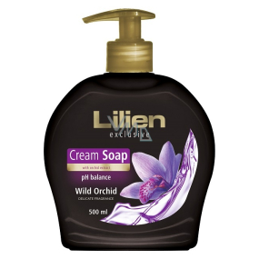 Lilien Exclusive Wild Orchid krémové tekuté mýdlo dávkovač 500 ml