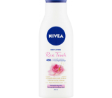 Nivea Rose Touch tělové mléko pro normální až suchou pokožku 400 ml