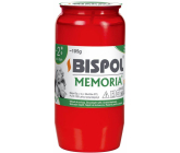 Bispol Memoria olejová svíčka červená, doba hoření 48 hodin 105 g