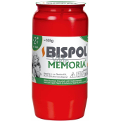 Bispol Memoria olejová svíčka červená, doba hoření 48 hodin 105 g