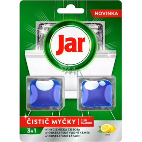 Jar Citron 3v1 kapsle na čistění myčky 2 kusy