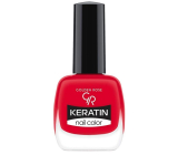 Golden Rose Keratin Nail Color lak na nehty 36 Red Color 10,5 ml