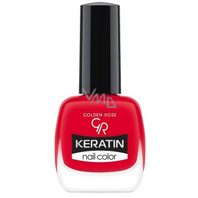 Golden Rose Keratin Nail Color lak na nehty 36 Red Color 10,5 ml