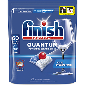 Finish tablety do myčky Quantum All in 1, 60 ks