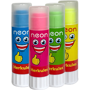 Herkules neonová lepicí tyčinka, různé barvy, 15 g Herkules neonová lepicí tyčinka, různé barvy, 15 g