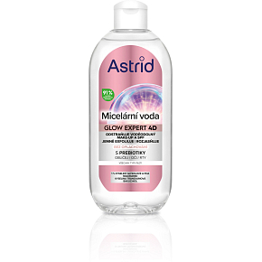 Astrid Glow Expert 4D micelární voda pro rozjasnění pleti 400 ml