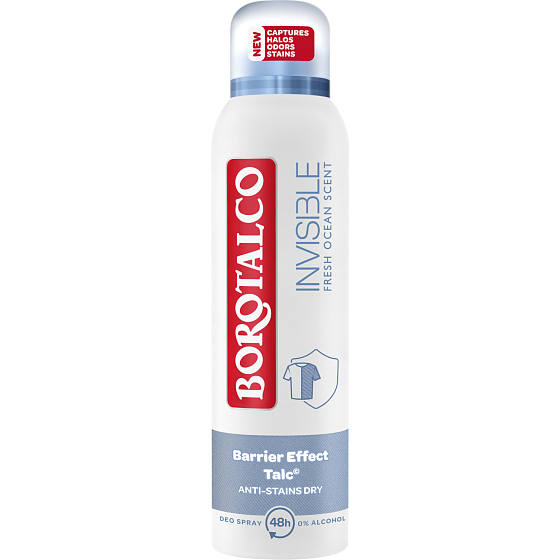 Borotalco Invisible Fresh deodorant, 150 ml