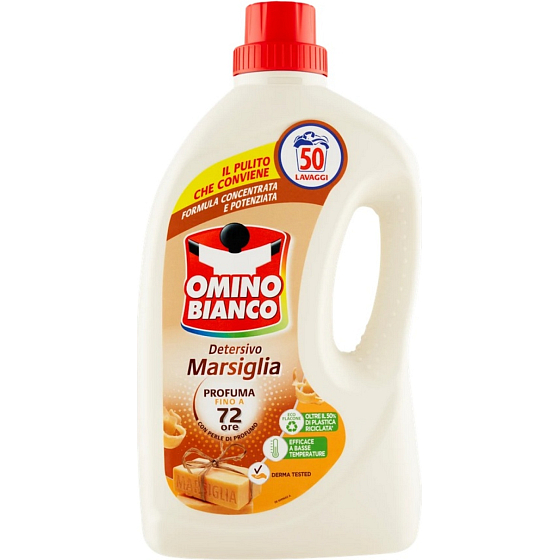 Omino Bianco Marseille prací gel s marseillským mýdlem na vlnu a hedvábí 2 l, 50 dávek