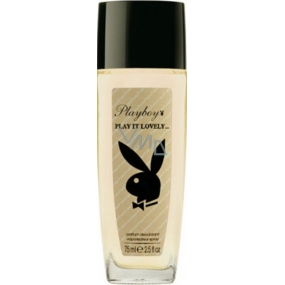 Playboy Play It Lovely parfémovaný deodorant sklo pro ženy 75 ml