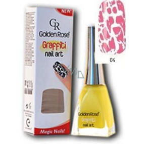 Golden Rose Graffiti Nail Art praskající lak na nehty odstín 04 12 ml