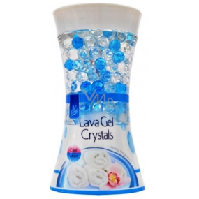 Pan Aroma Lava Gel Crystals Cool Linen gelový osvěžovač vzduchu 150 g