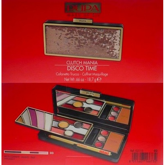 Pupa Clutch Mania Disco Time kosmetická kazeta odstín 03 18,7 g