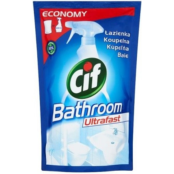 Cif Koupelna Ultrafast tekutý čisticí prostředek náhradní náplň 500 ml