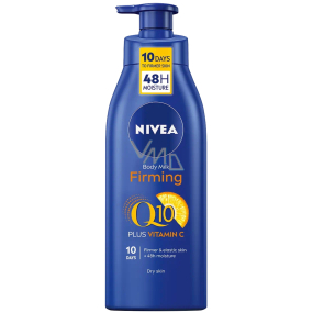Nivea Q10 Plus Vitamin C Výživné zpevňující tělové mléko pro suchou pokožku 400 ml