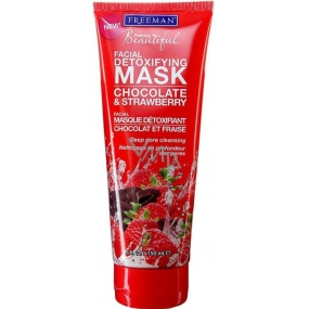 Freeman Feeling Beautiful Čokoláda a Jahody detoxifikační pleťová maska 150 ml