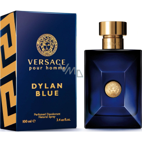 Versace Dylan Blue parfémovaný deodorant sklo pro muže 100 ml