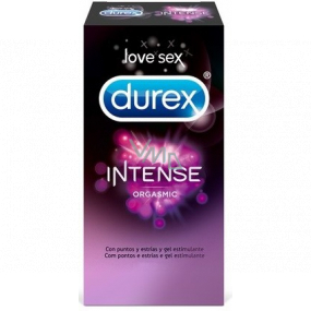 Durex Intense Orgasmic kondom nominální šířka: 56 mm 10 kusů
