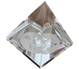 Křišťálové sklo Pyramida čirá, Štír znamení zvěrokruhu