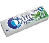 Wrigleys Orbit White Spearmint žvýkačky bez cukru dražé 10 kusů 14 g