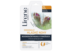 Lirene Dokonale hladké nohy 3% urea 2 fázová peeling a regenerační maska v ponožkách