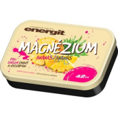 Energit Magnézium Ananas vitamínové tablety pro snížení únavy a vyčerpání 42 tablet