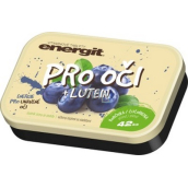 Energit Pro oči + Lutein Borůvka vitamínové tablety energie pro unavené oči 42 tablet