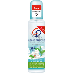 CD Reine Frische - Svěžest tělový deodorant antiperspirant sklo pro ženy, bez hliníkových solí a parabenů 75 ml