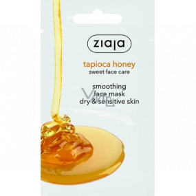 Ziaja Tapioca Honey vyhlazující pleťová maska s tapiokovým medem pro suchou a citlivou pleť 7 ml