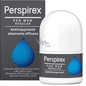 Perspirex Regular kuličkový antiperspirant roll-on pro muže 3-5 dní účinek 20 ml