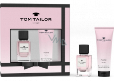 Tom Tailor Pure for Her toaletní voda pro ženy 30 ml + sprchový gel 100 ml, dárková sada pro ženy
