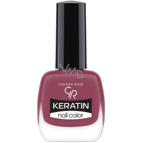 Golden Rose Keratin Nail Color lak na nehty 63 Brown 10,5 ml