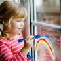 Apli Color Sticks Window barvy na sklo mix barev 6 x 6 kusů, sada