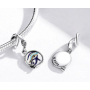 Charm Sterlingové stříbro 925 Egypt - Hornovo oko, přívěsek na náramek symbol