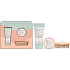 Baylis & Harding Cotswold Spa Jasmín a Eukalyptus tělové mléko 200 ml + tělový peeling 200 g + tělový kartáč, kosmetická sada pro ženy