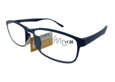 Berkeley Čtecí dioptrické brýle +1 plast modré 1 kus MC2269