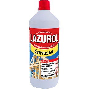 Lazurol červosan na hubení červotočů, 1 l