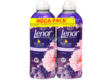 Lenor Amethyst & Flower Bouquet 2 x 47 dávek 2 x 987ml, duopack