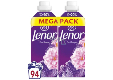 Lenor Amethyst & Flower Bouquet 2 x 47 dávek 2 x 987ml, duopack
