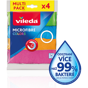 Vileda Colors mikrohadřík na úklid, 4 ks