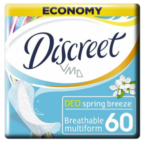 Discreet Deo Spring Breeze slipové intimní vložky pro každodenní použití 60 kůsů
