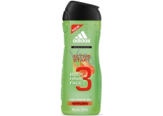 Adidas 3 Active Start sprchový gel na tělo a vlasy pro muže 400 ml