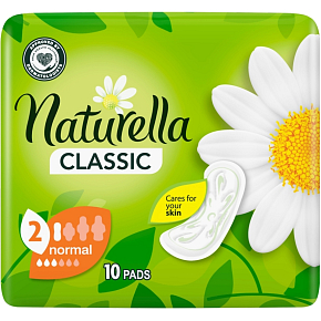 Naturella dámské vložky Classic Normal, 10 ks