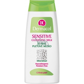 Dermacol Sensitive Cleansing Milk šetrné pleťové mléko 200 ml