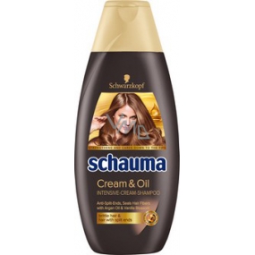 Schauma Cream & Oil intenzivní krémový šampon na vlasy 400 ml