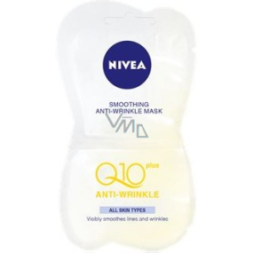 Nivea Q10 Plus vyhlazující maska proti vráskám 2 x 7,5 ml